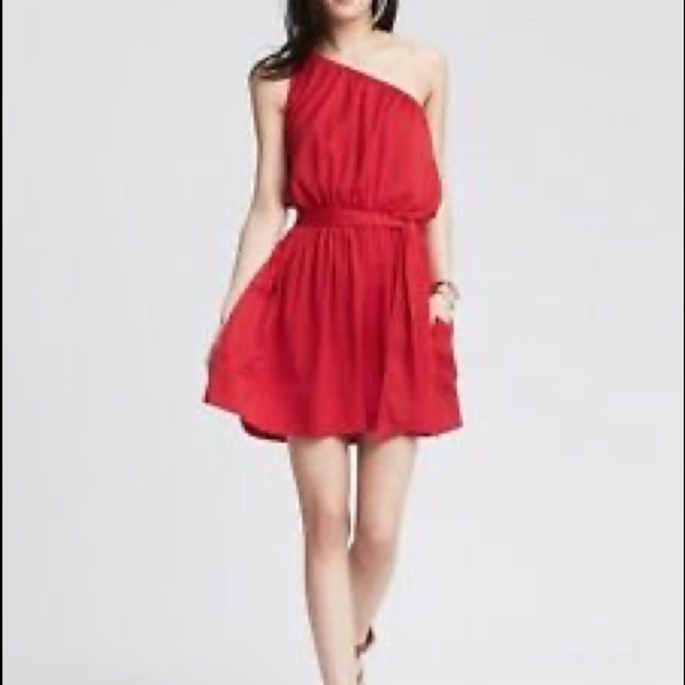 Banana Republic One Shoulder Dress